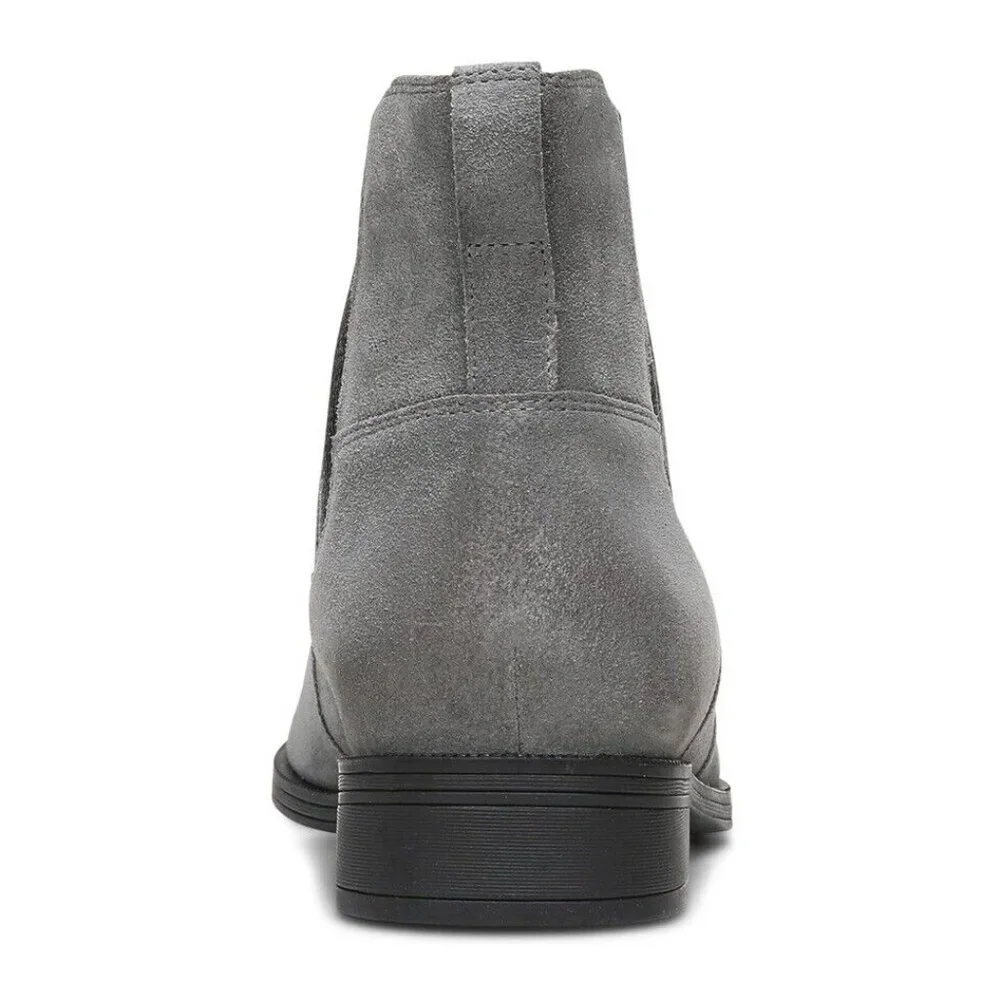 Vionic Alana Womens 6 Charcoal‎ Gray Suede Arch Support Ankle Boots  New
